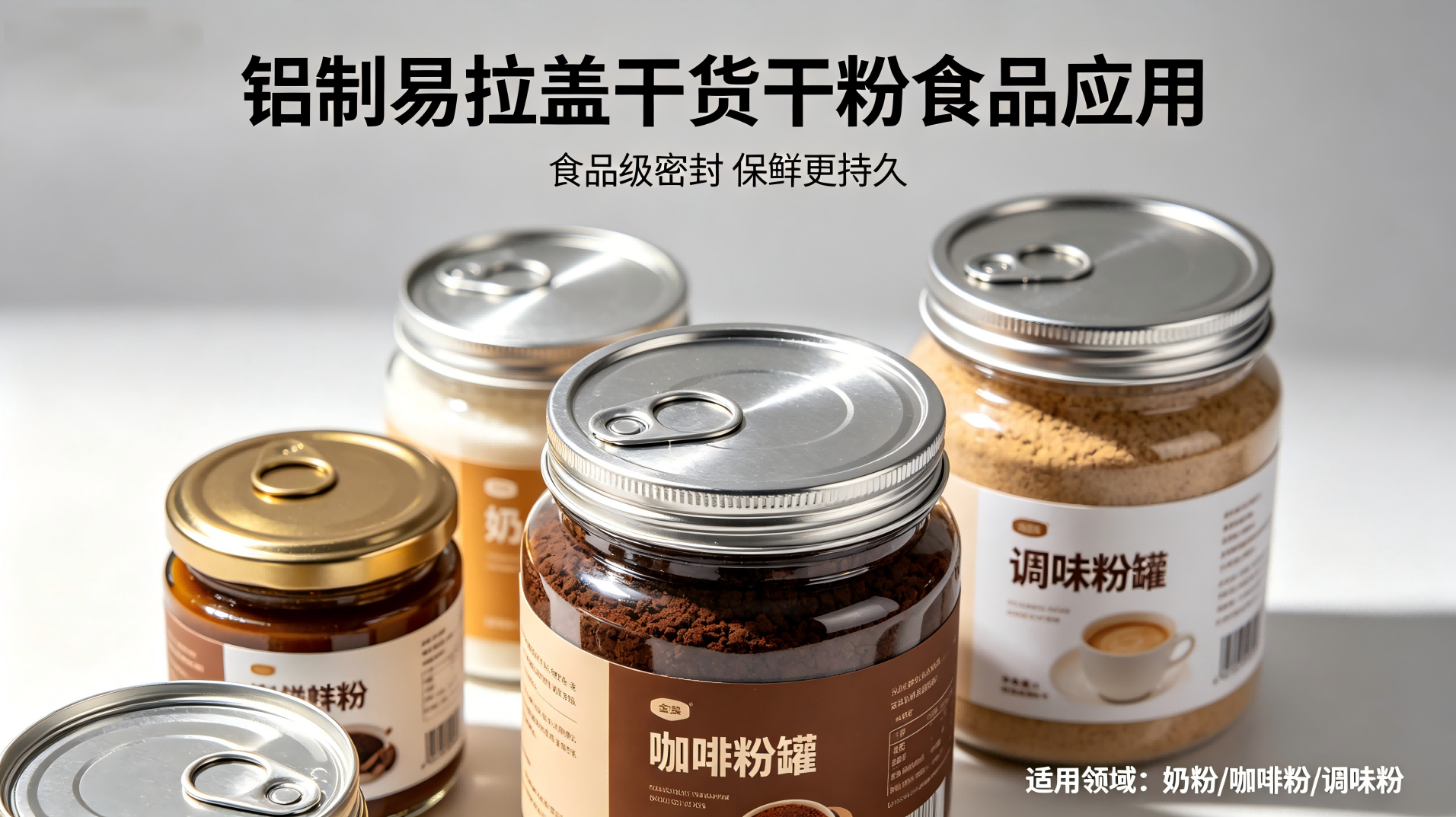铝制易拉盖适配不同干货干粉食品的选择指南