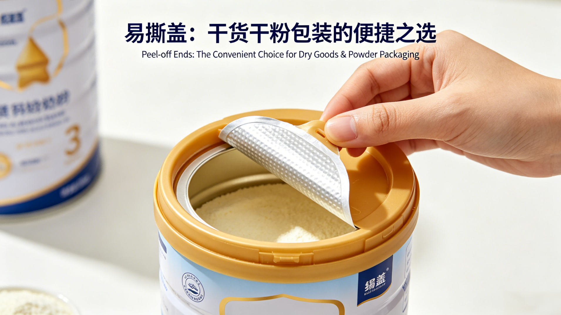 易撕盖：干货干粉包装的便捷之选