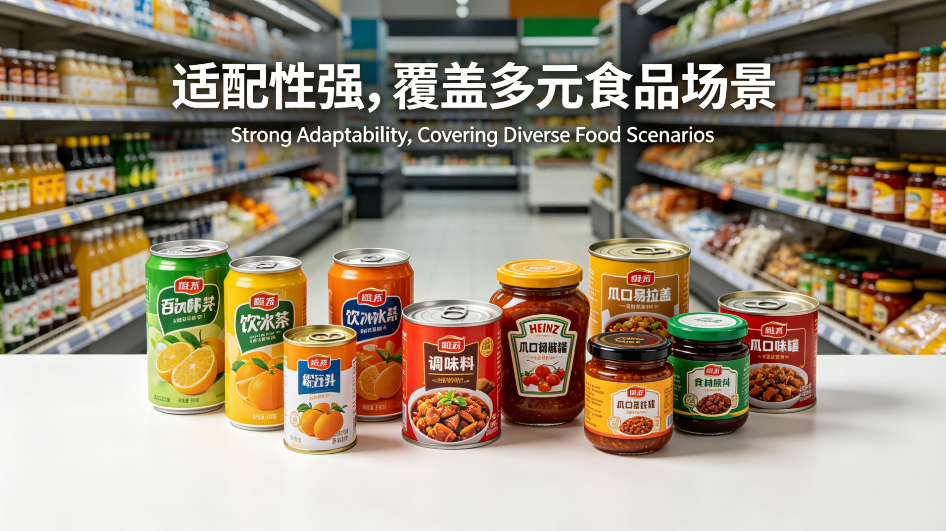 马口铁易拉盖适配性强，覆盖多元食品场景