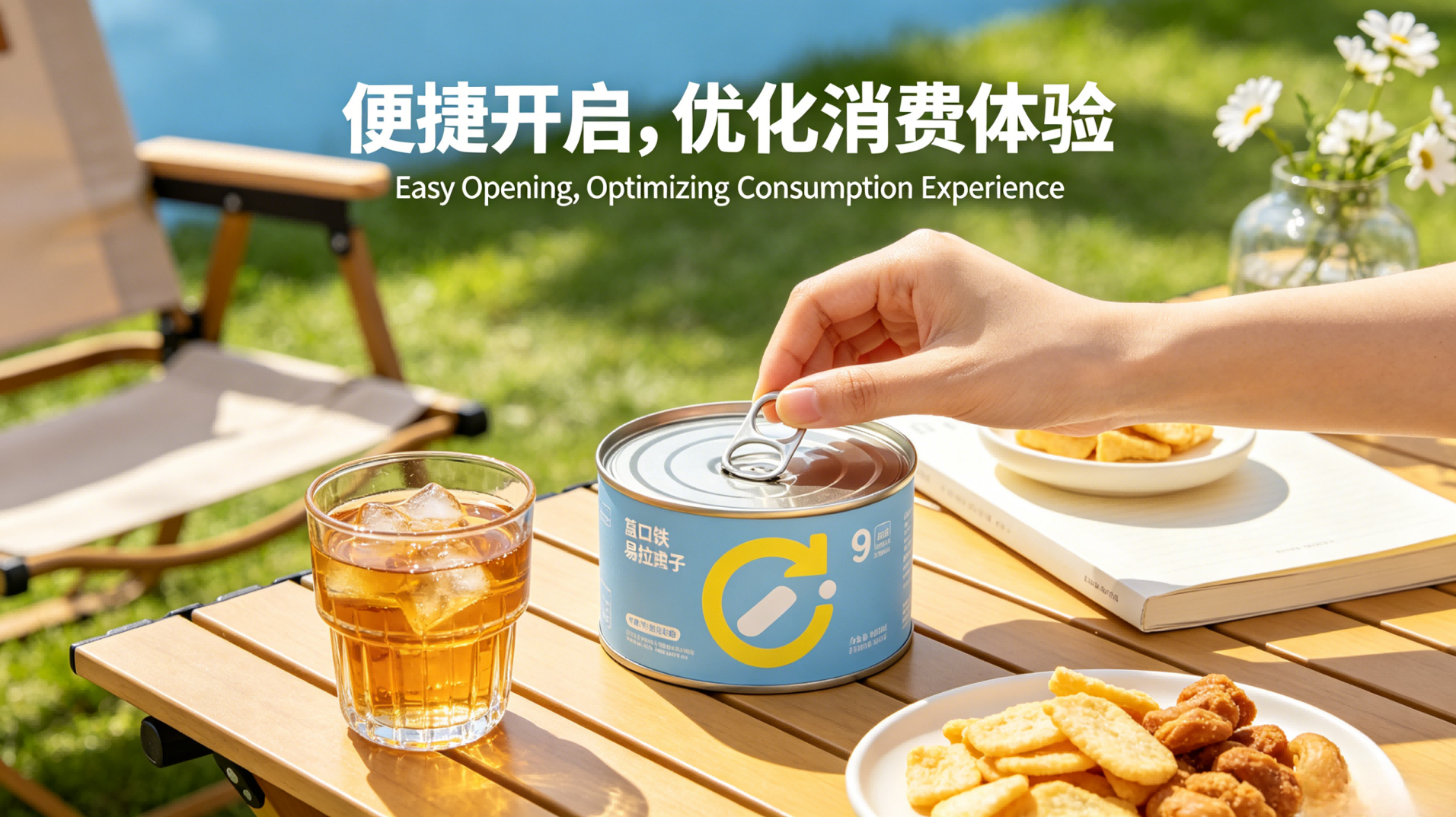 马口铁易拉盖便捷开启，优化消费体验