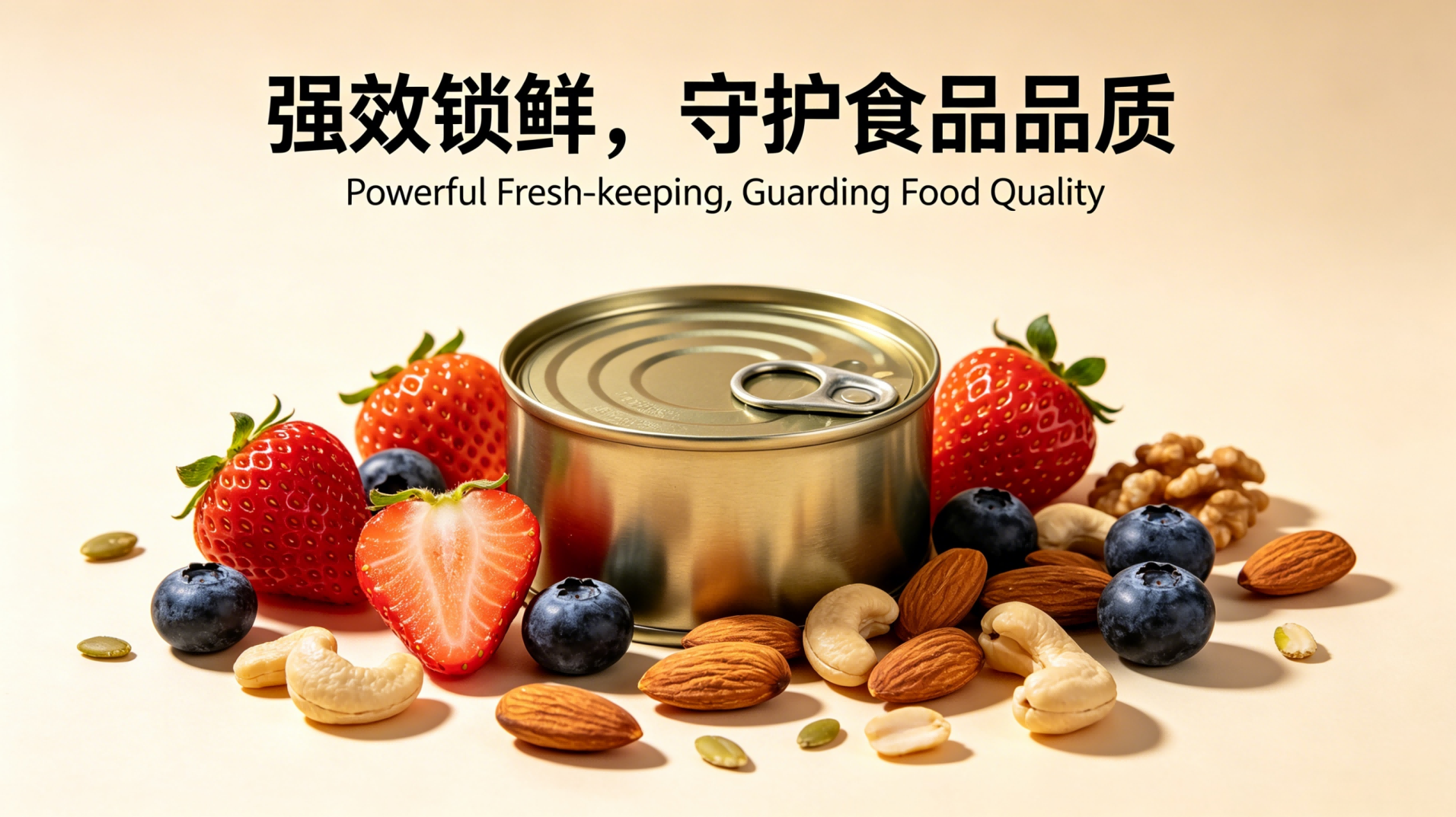 Aluminum foil easy-open lid for strong preservation of freshness