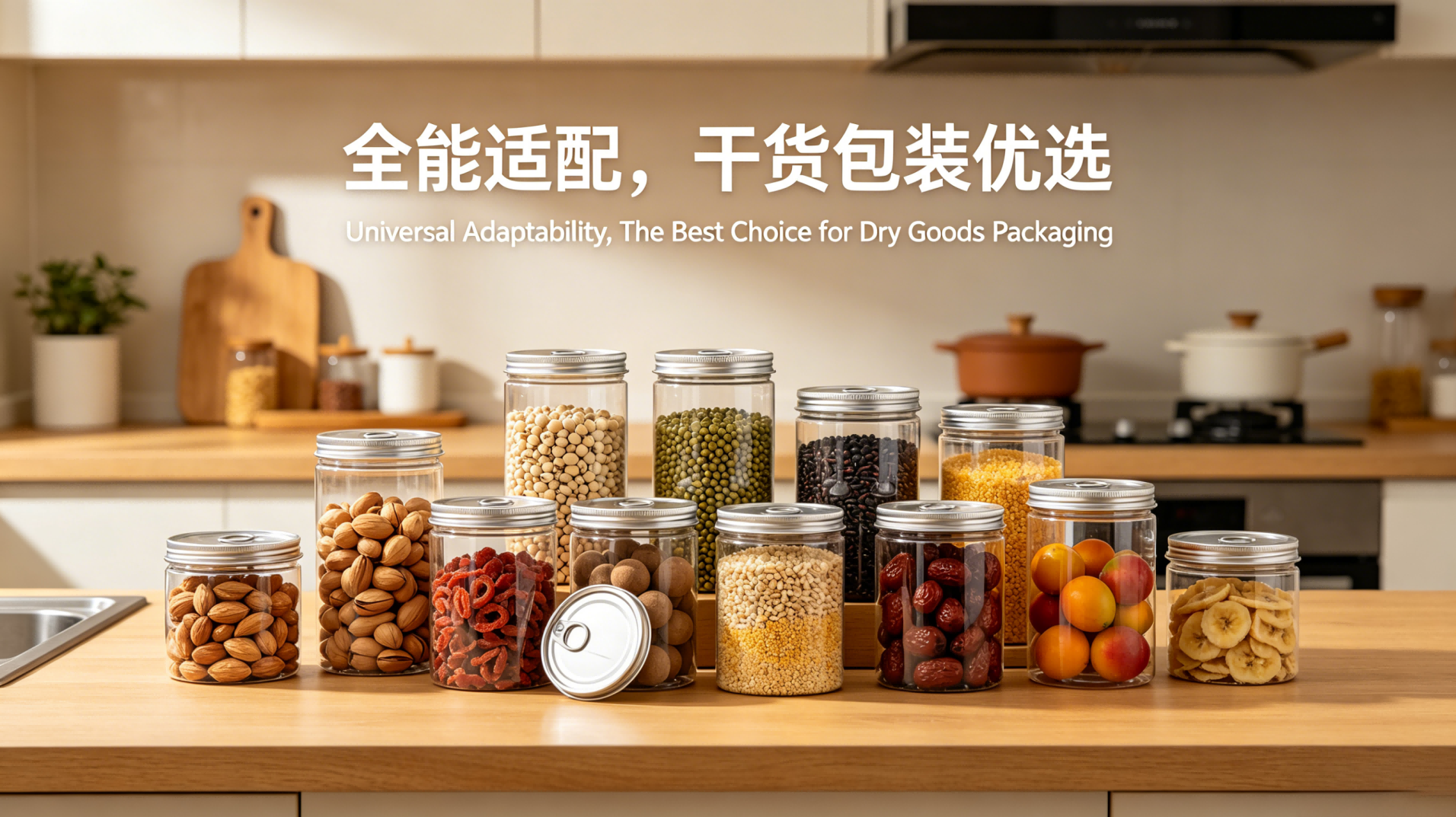 铝制全开易拉盖适配多品类食品罐装