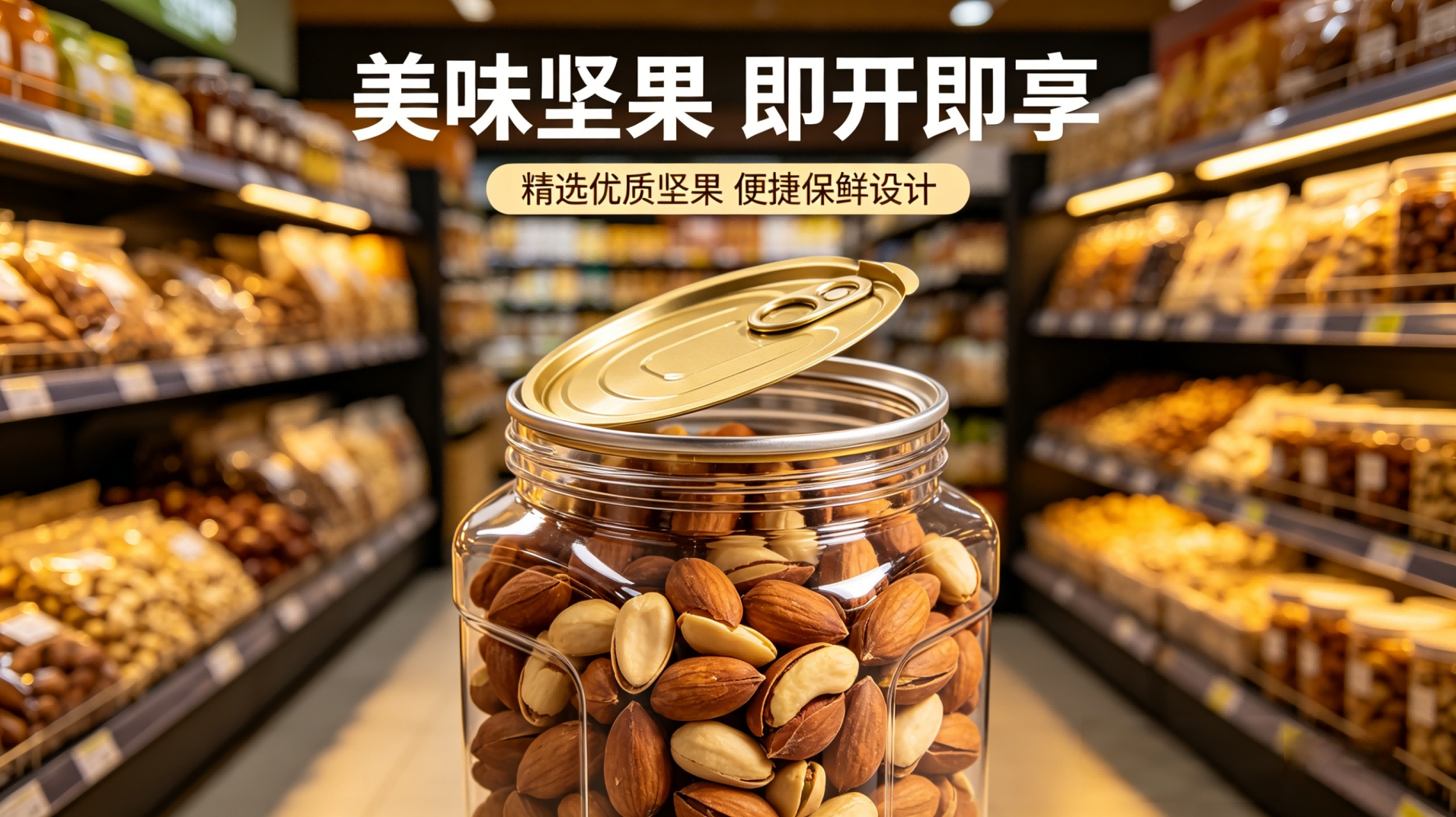 Freshness Sealing: Easy-Open Lid PET Bottles Optimize Dry Snack Packaging