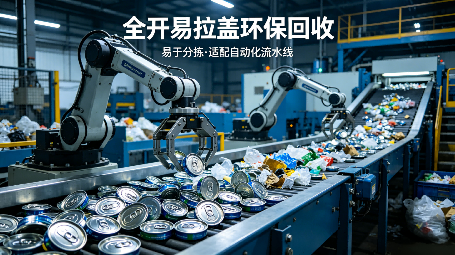 Easy Sorting for Automatic Recycling Assembly Lines