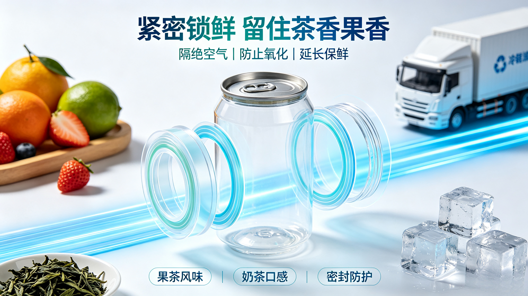 高密封锁鲜，有效保留奶茶果茶风味口感
