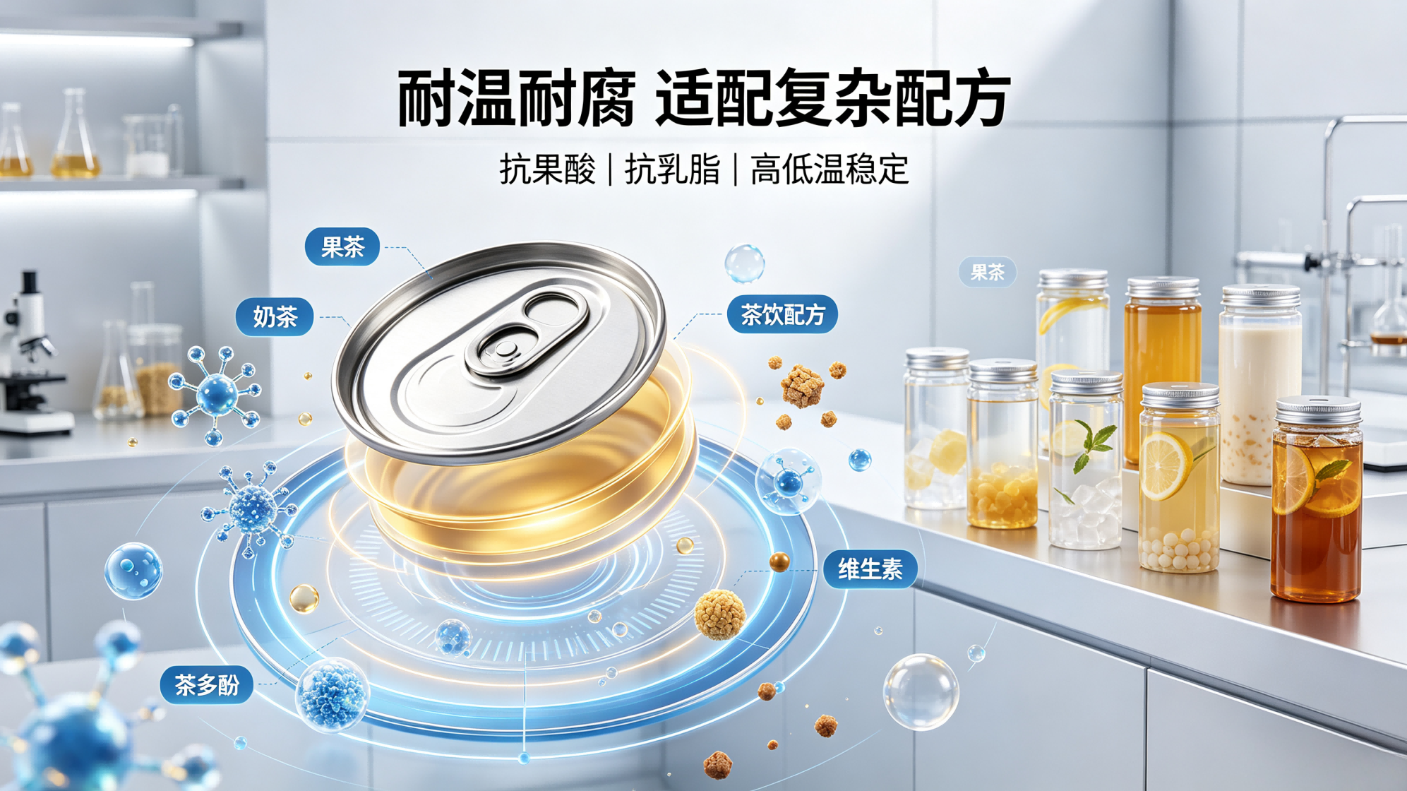 Temperature and Corrosion Resistance Adapt to Complex Tea Formula