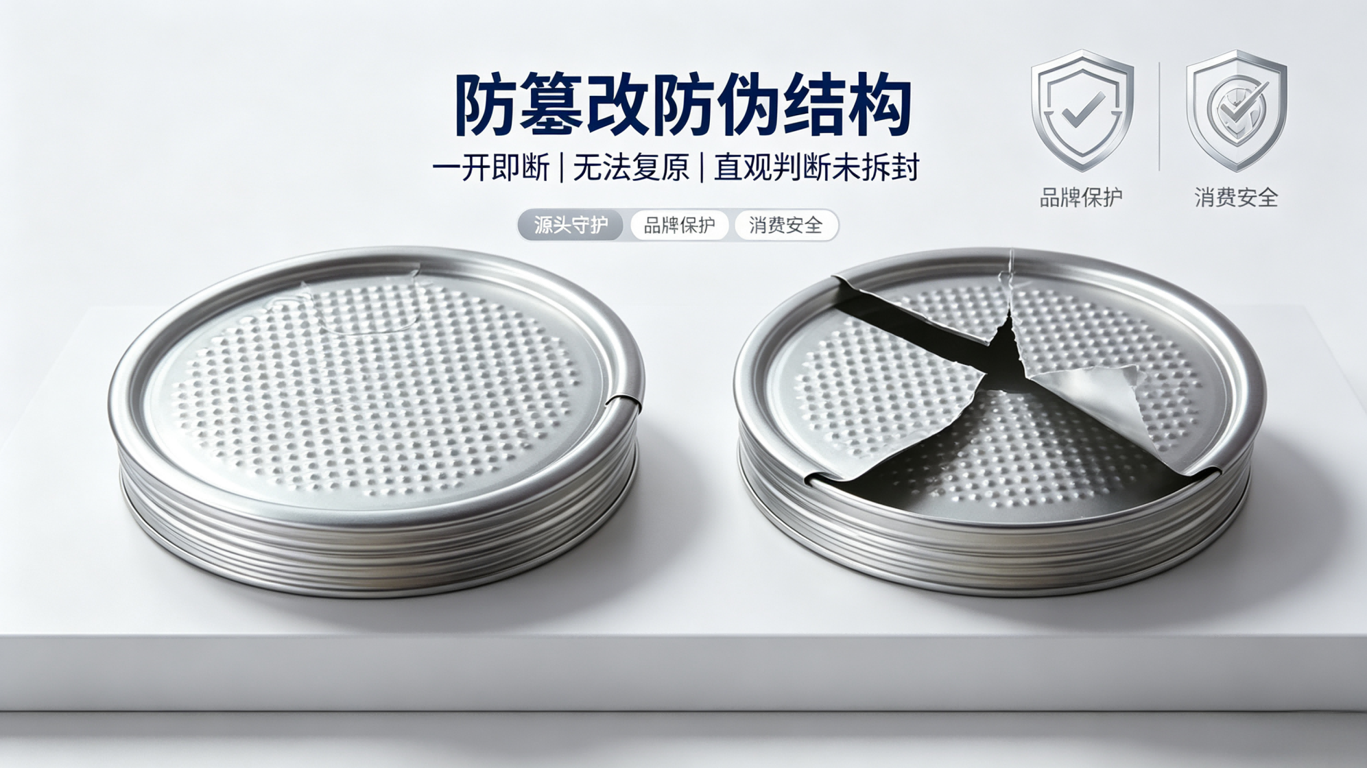 Tamper-proof Structure Prevents Secondary Packaging Reuse