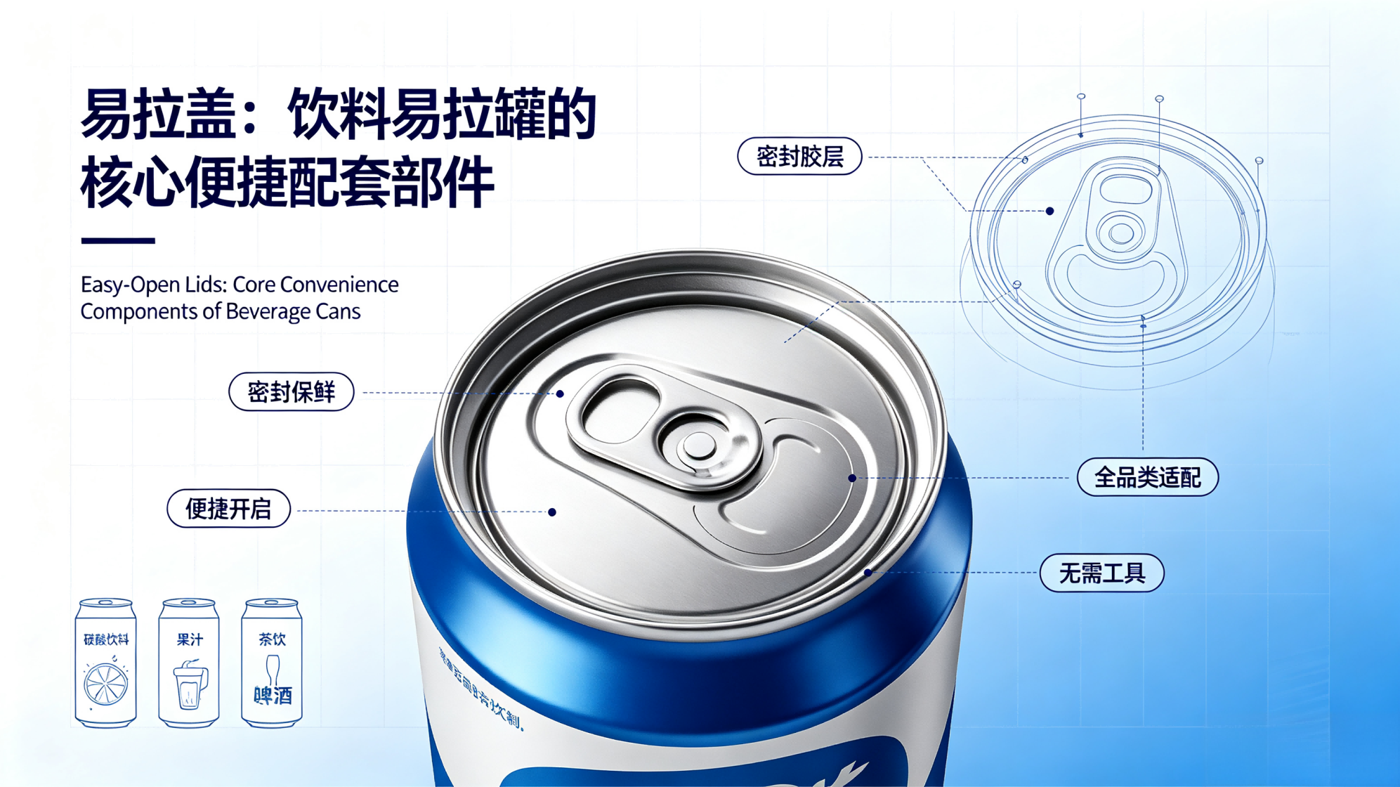 Easy-Open Lids: Core Convenience Components of Beverage Cans