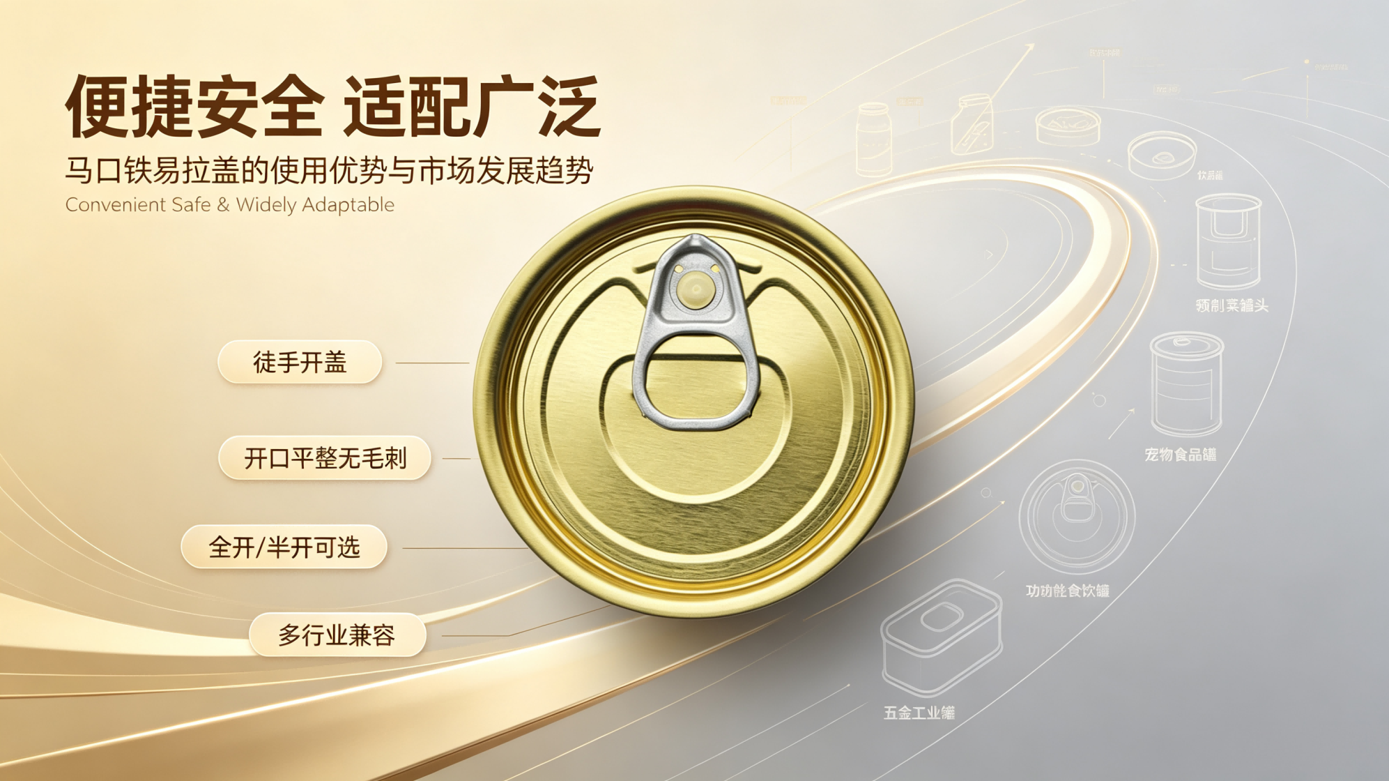 Usage Advantages and Market Development Trend of Tinplate Easy Open Ends