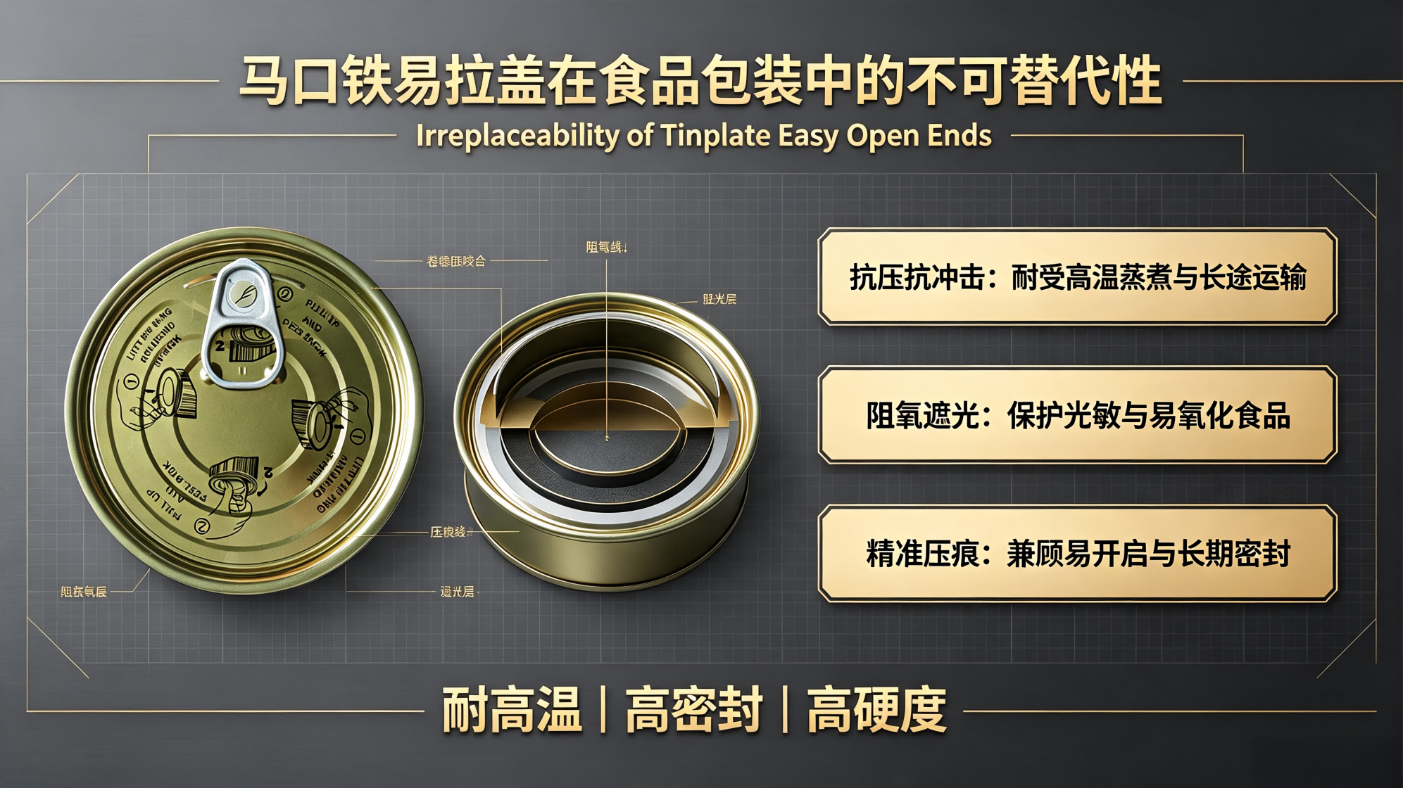 马口铁易拉盖在食品包装中的不可替代性
