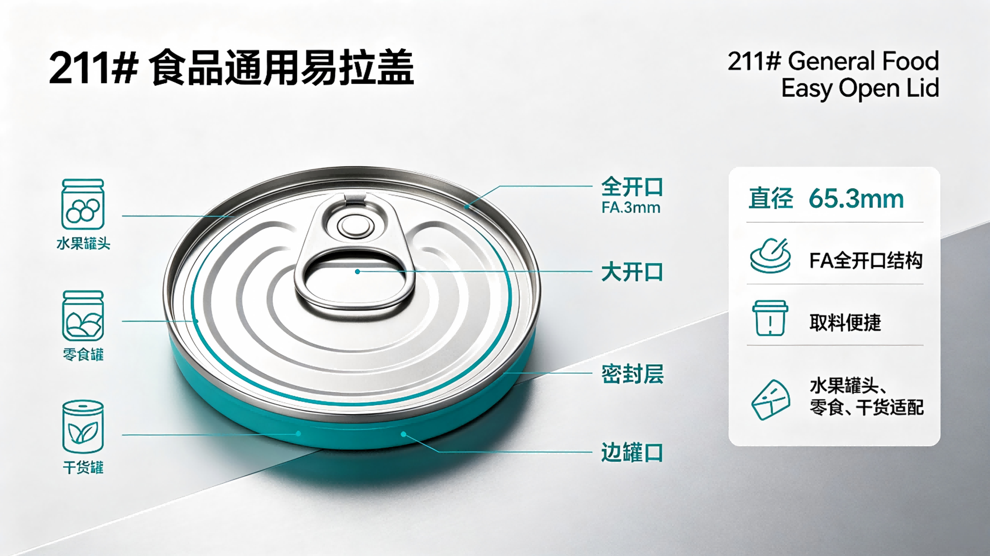 211#食品通用易拉盖