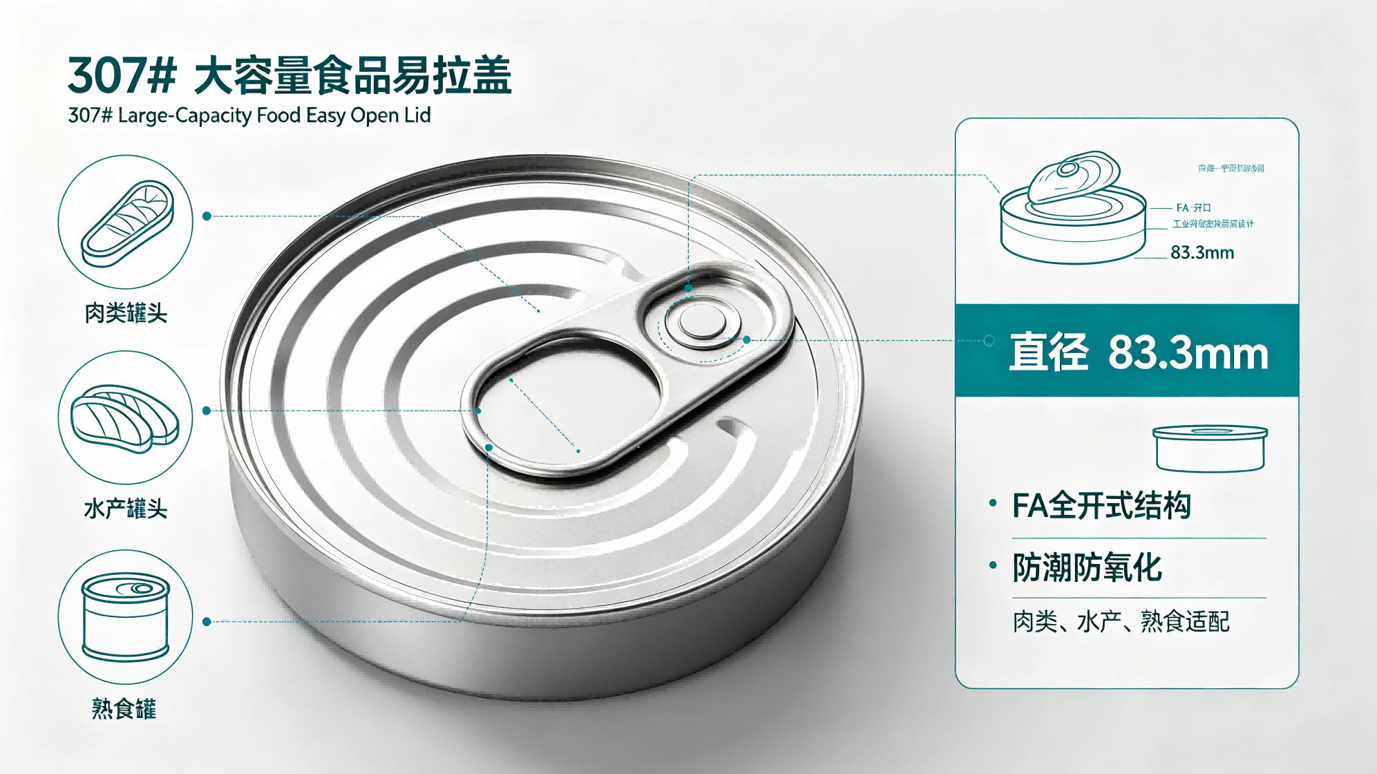 307#大容量食品易拉盖