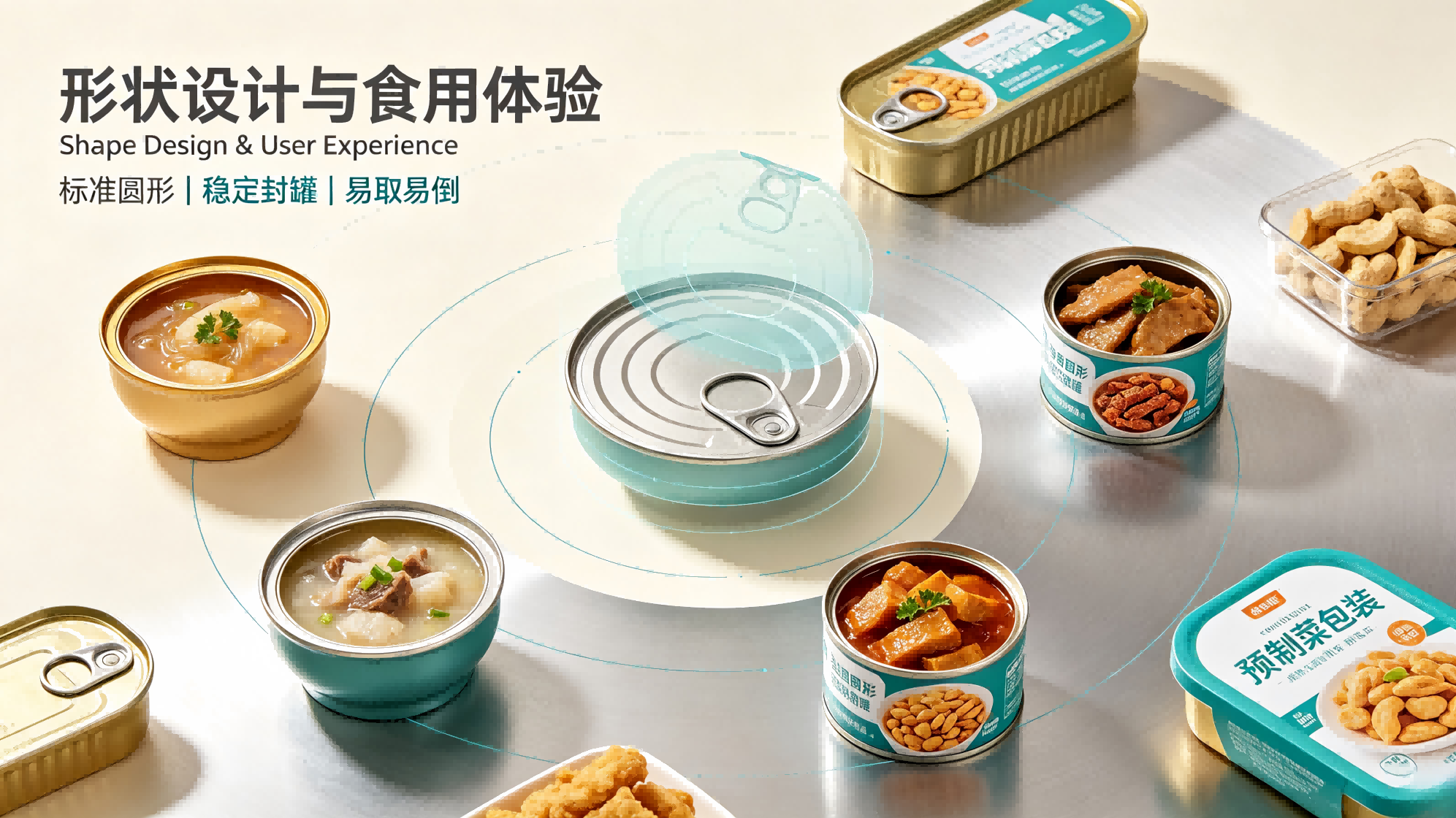 形状设计对即食食品易拉盖使用体验的影响