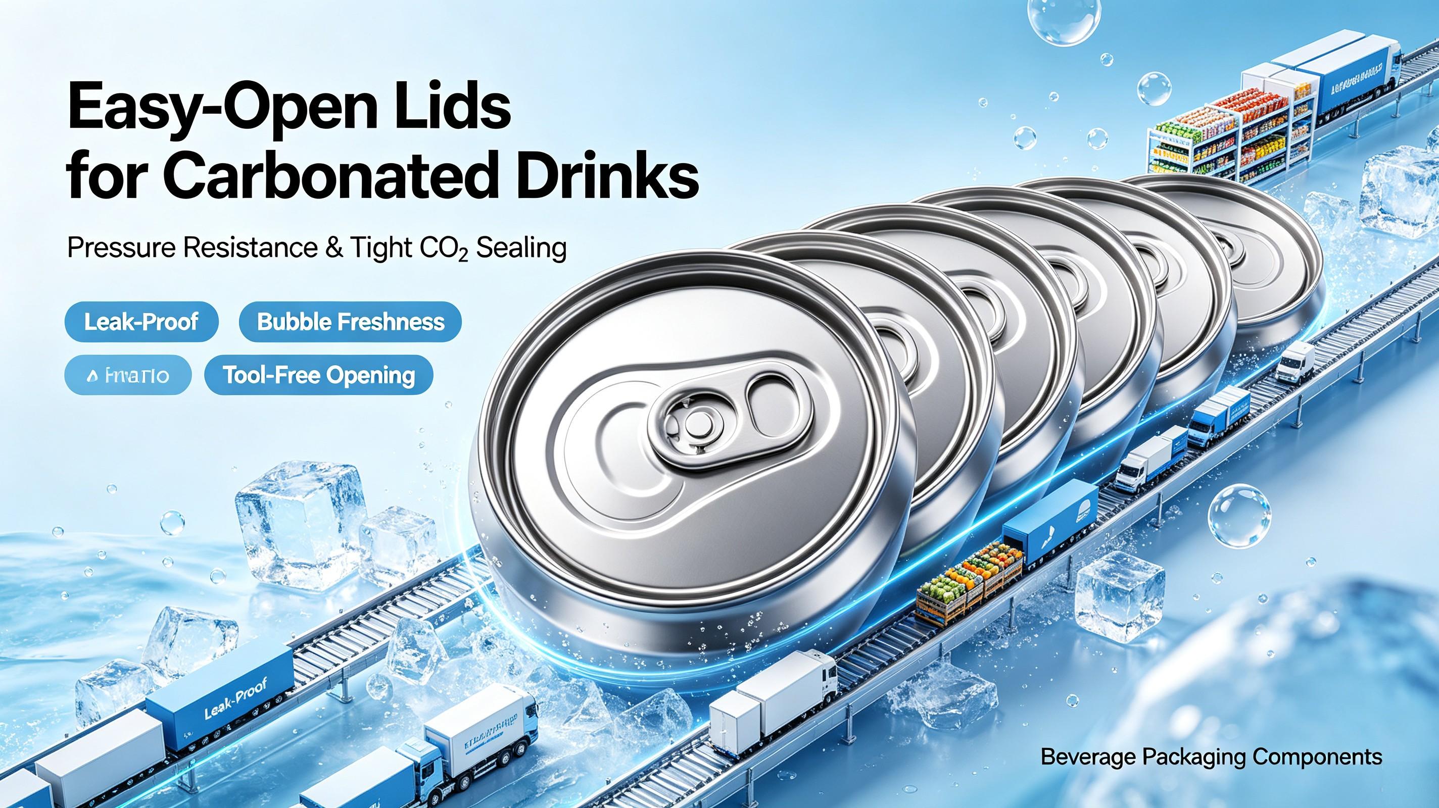 易拉盖赋能碳酸饮料保鲜储运全流程